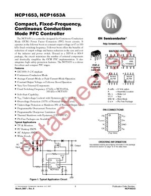 NCP1653PG datasheet  